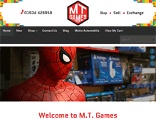 Tablet Screenshot of mtgames.co.uk